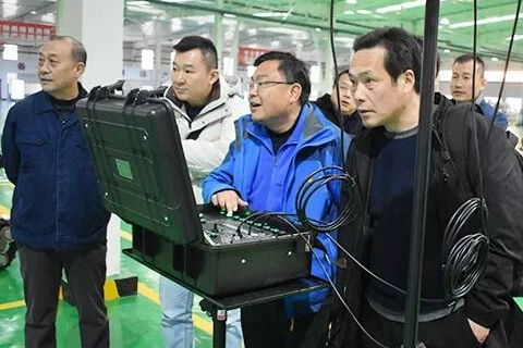 安徽铜陵义安经济开发区领导一行到公司参观考察