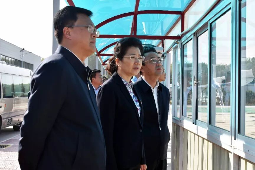 沛县县委书记李淑侠等领导来公司考察调研
