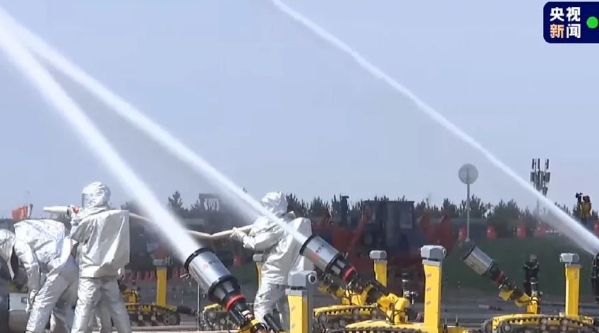 “应急使命•2022”|我公司大批消防机器人参加国家级特大规模实战化演习