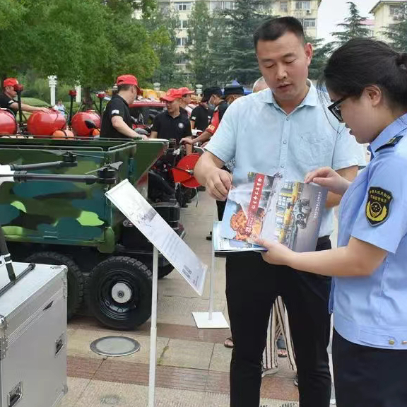 鑫科机器人参加江苏省安全宣传咨询日活动